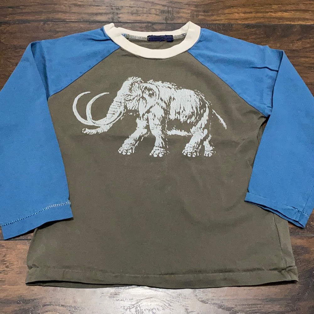 Mini Boden wooly mammoth shirt sz 5